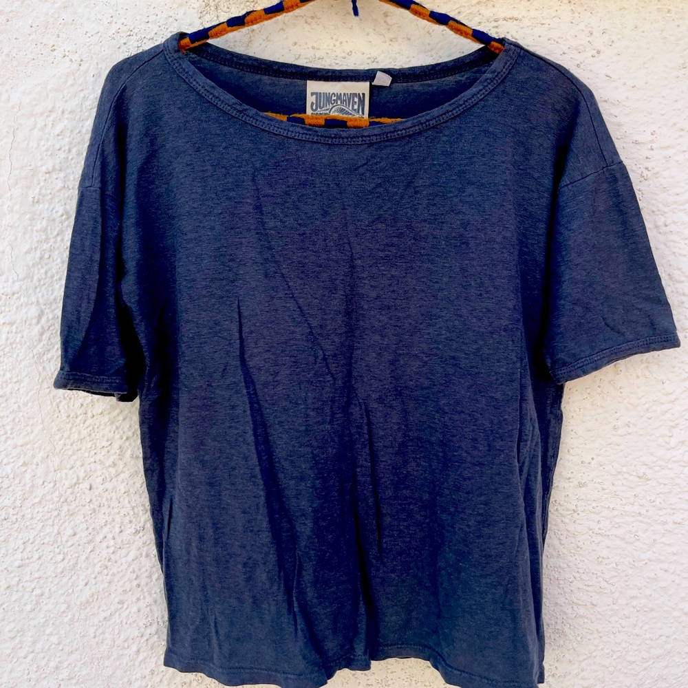 Jungmaven silverlake crop tee
